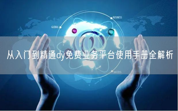 从入门到精通dy免费业务平台使用手册全解析