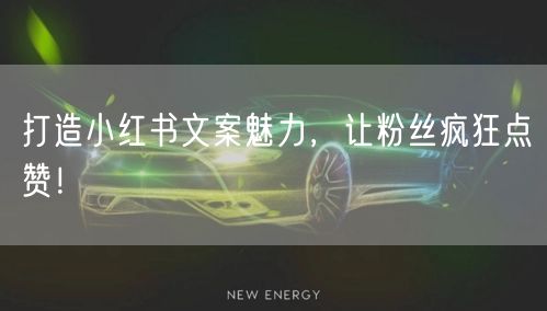 打造小红书文案魅力，让粉丝疯狂点赞！